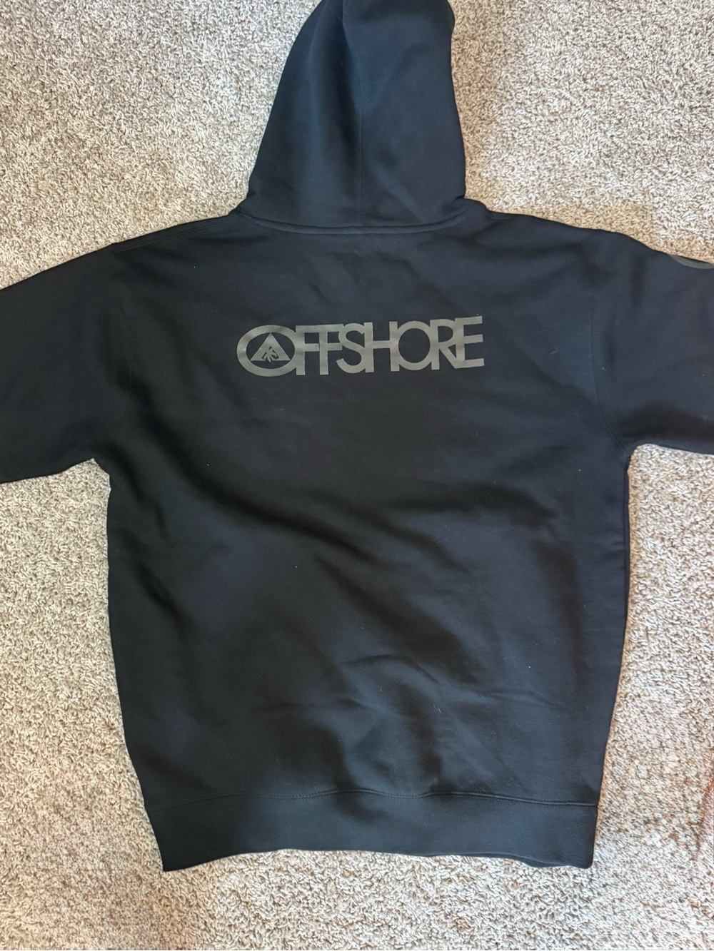 Men's Black Hooded Sweatshirt